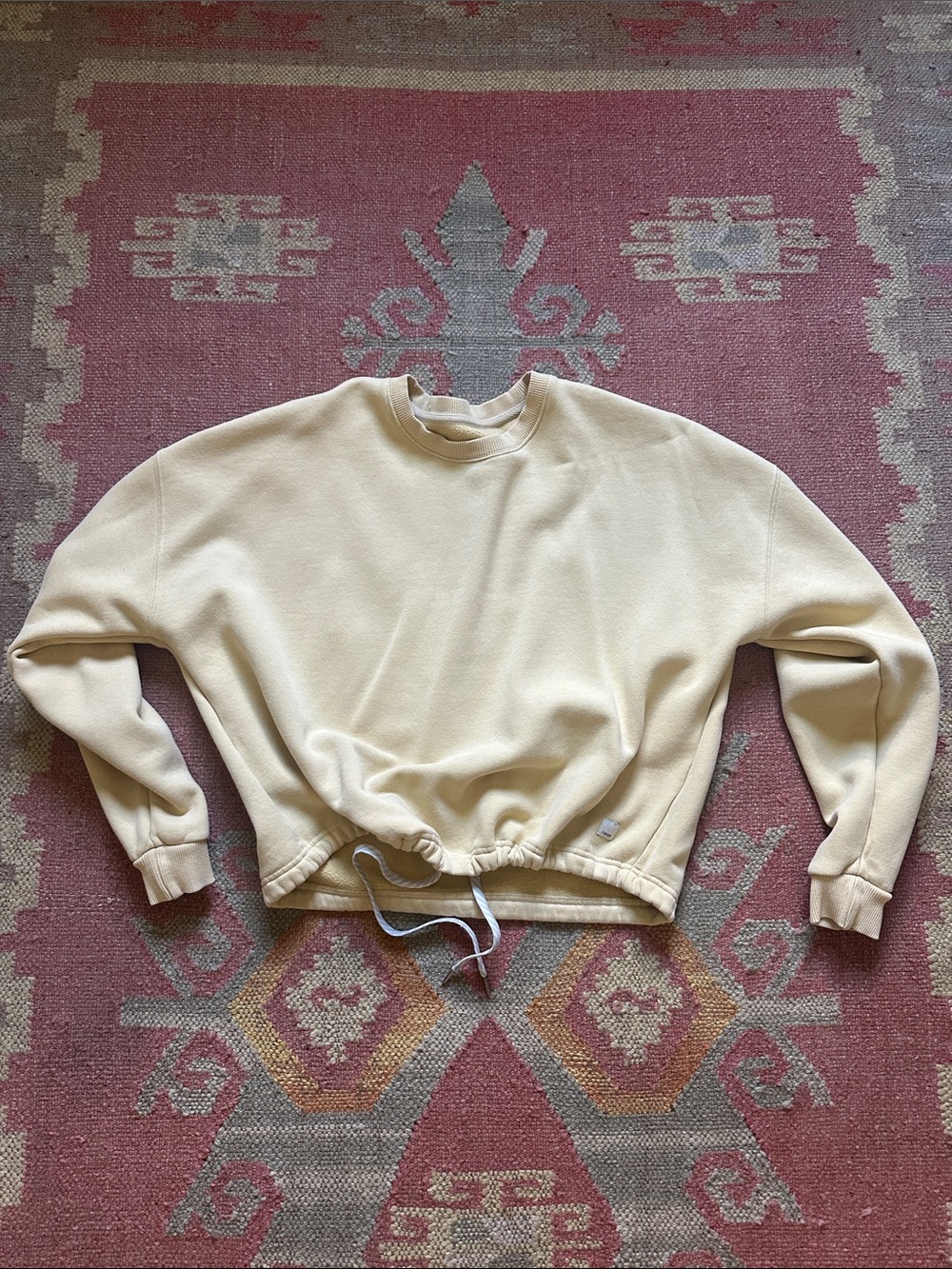 Vuori yellow tie sweatshirt